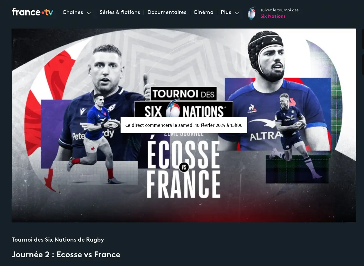 Live Tournois 6 Nations